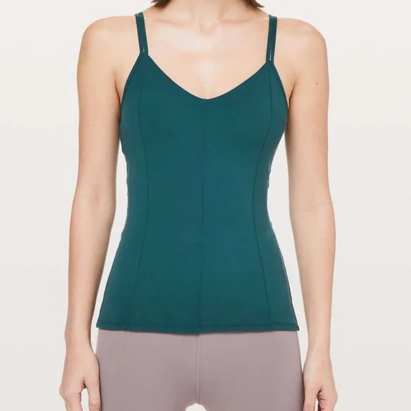 Lululemon “Hugged and Held” Tank in Royal Emerald - Picture 2 of 5